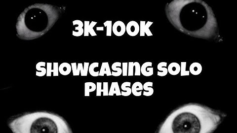 Killstreak glove button test:Showcasing solo phases 3k-100k