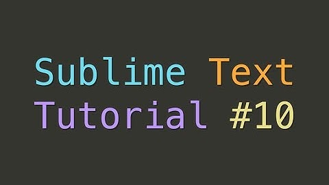 Sublime Text Macros (Tutorial #10)