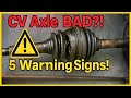 5 Signs Your CV Axle is BAD (Don’t Ignore These!)