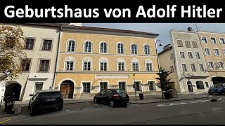 Das Geburtshaus Von Adolf Hitler In Braunau Am Inn.