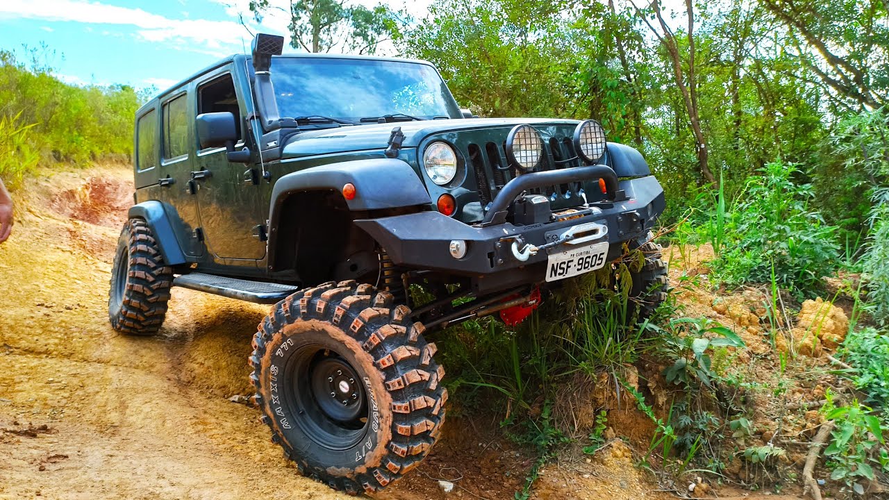 Jeep Wrangler com eixo Portal Dstrac portal axles and shaft