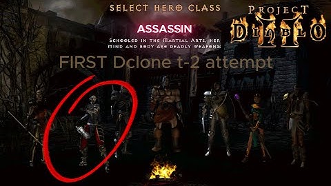 Project Diablo 2 Season 11 - DClone fight,experience and tutorial