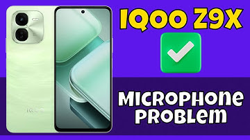 Microphone not working IQOO Z9x || How to solve microphone issue || Microphone problem