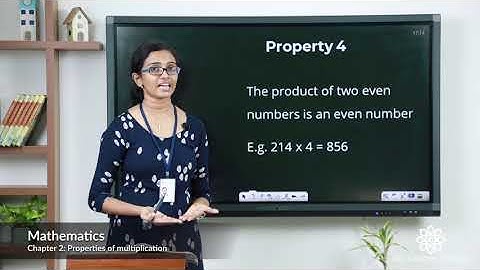 Grade 5 Mathematics Chapter 2 Class 8 Properties of multiplication