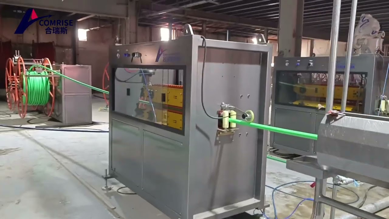 Pe Silicone Pipe Machine Corrugated Optical Duct COD Production Line