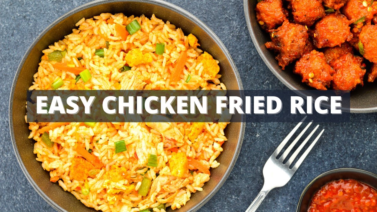 Easy Chicken Fried Rice Recipe // Can Be Adapted To ... - YouTube