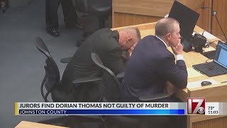 Jurors find Dorian Thomas not guilty in Johnston County murder trial