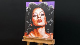 Painting Diana Ross In Pop Art