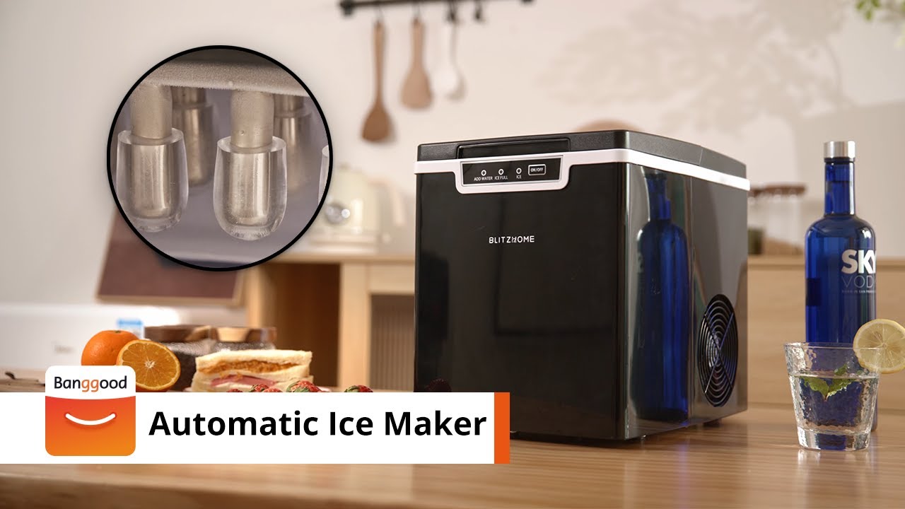 Lo mejor para el Calor 🥵 Máquina de Hielo Casera BlitzHome BH-IM2