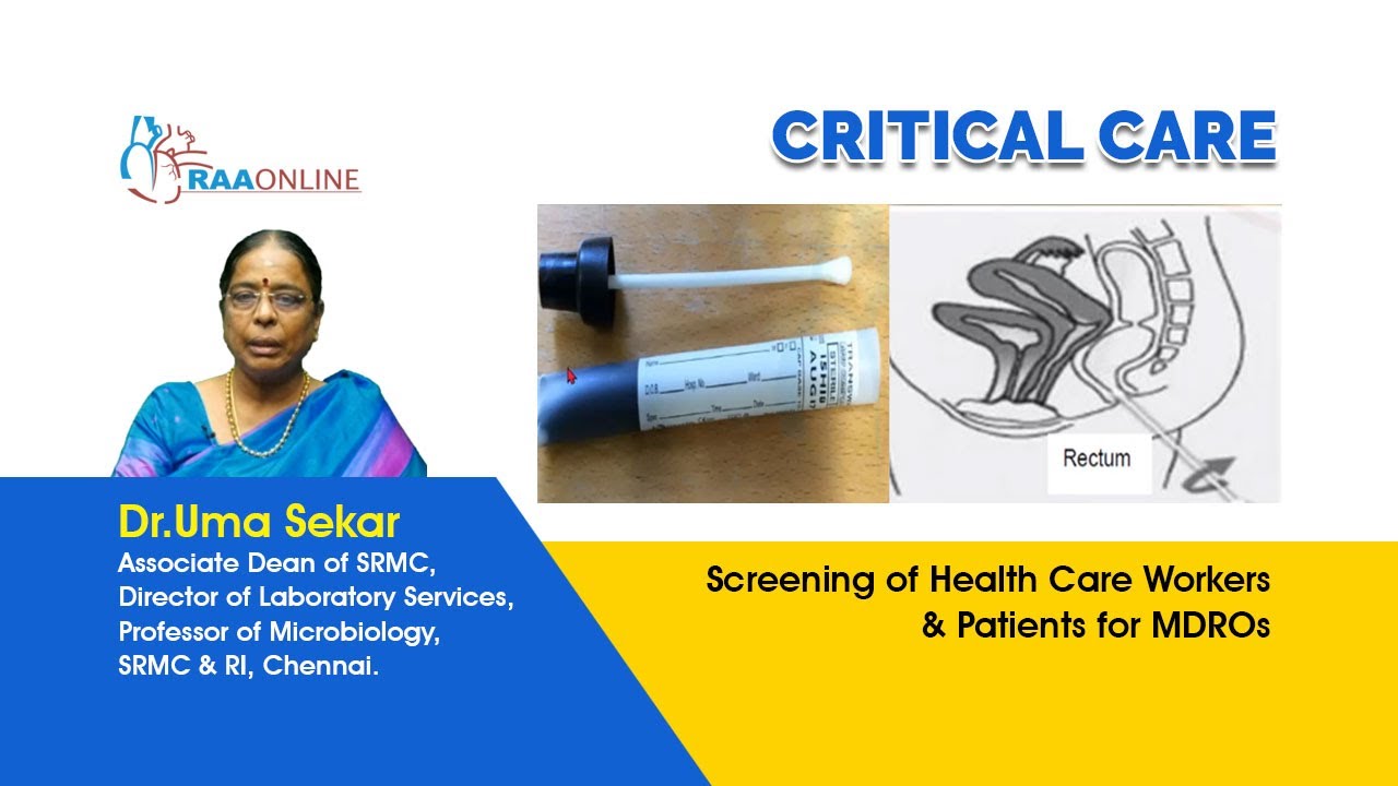 Screening of Health Care Workers and Patients for MDROs YouTube