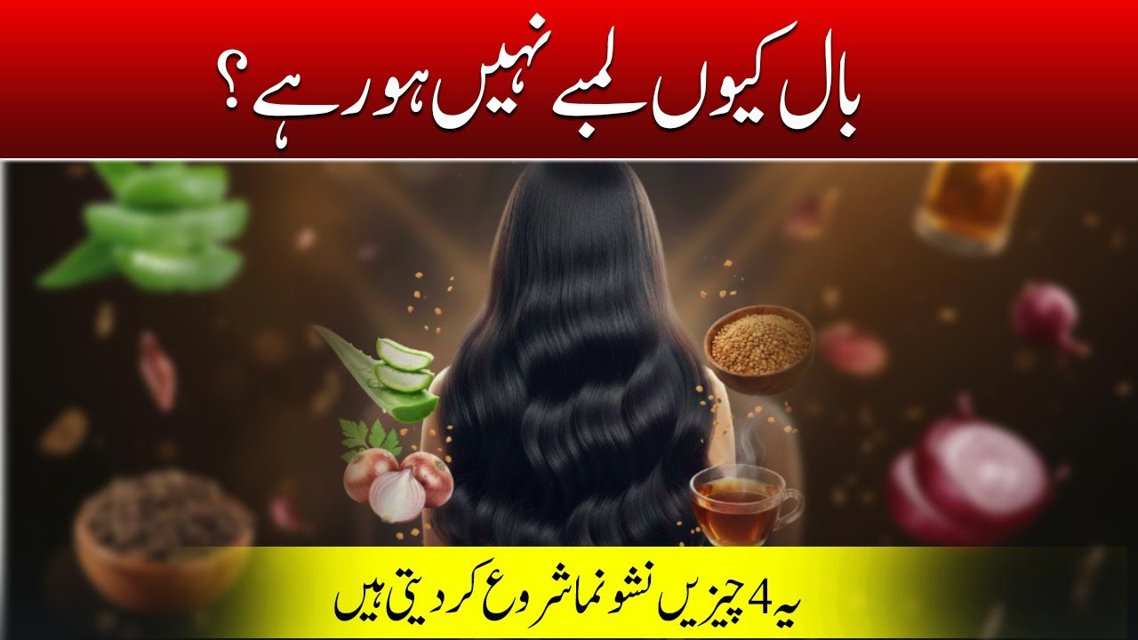 Bal lambay aur ghany karnay ka tarika |  Grow hair fast with this home made remedy.