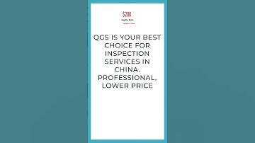 QGS provide Quality Pre shipment inspection, Factory audit, Container loading supervision in China.