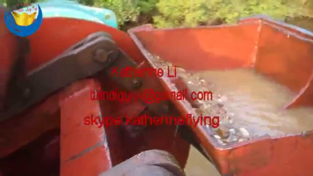 Bucket Type Gold Mining Dredger Machine