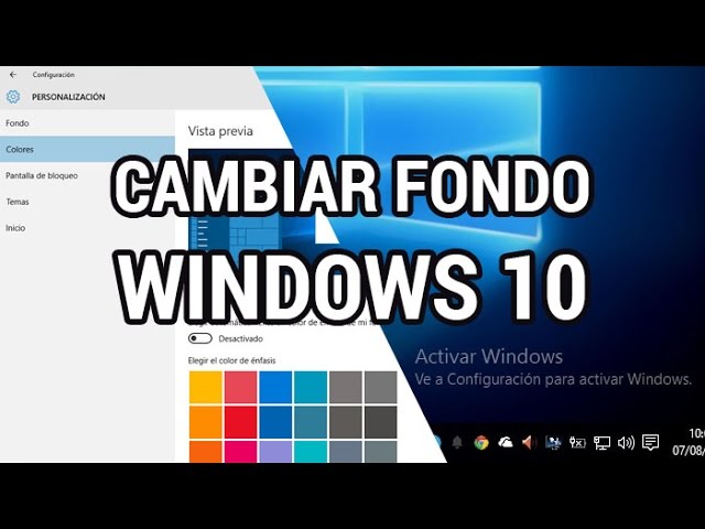 Cómo cambiar el fondo de escritorio en Windows 10 sin activar  www.informaticovitoria.com - thptnganamst.edu.vn