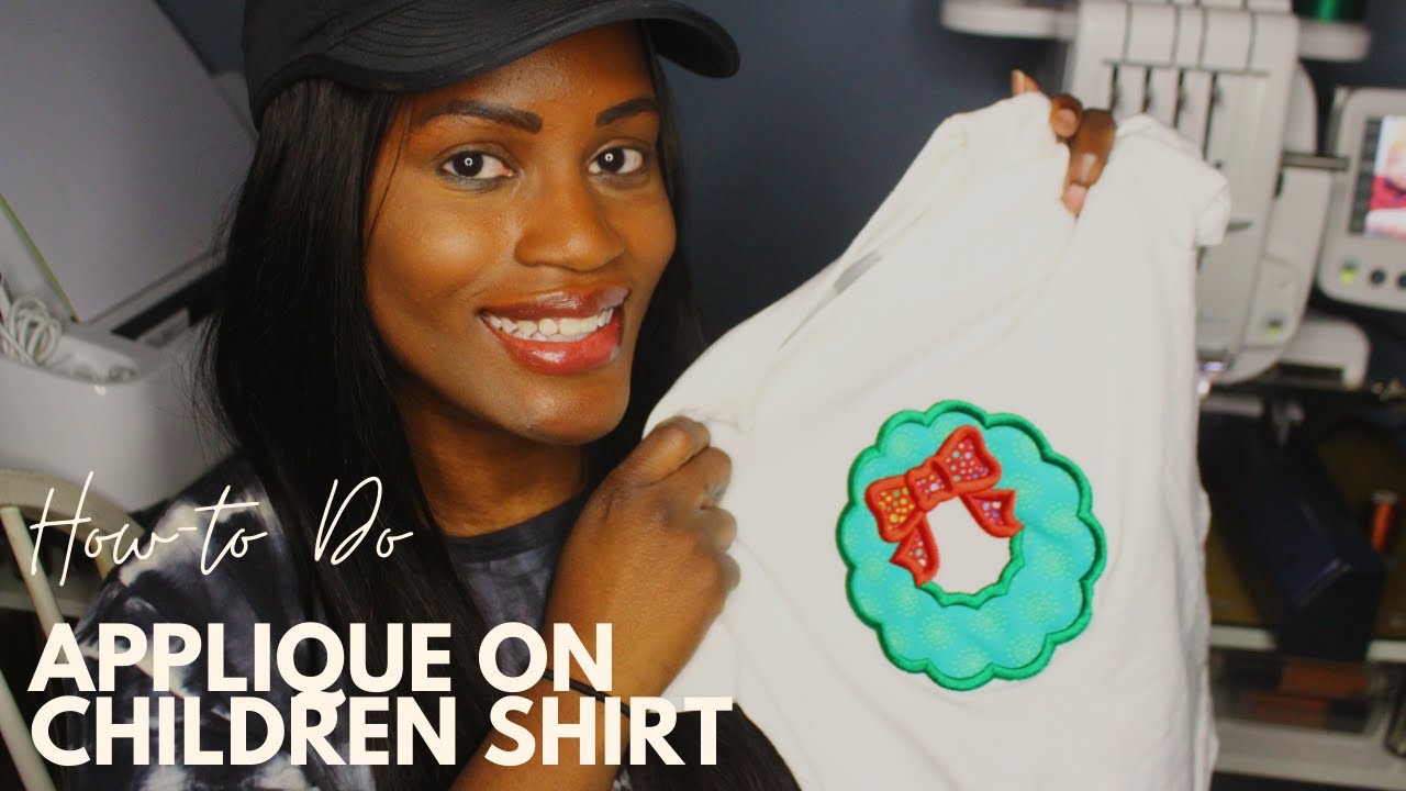 Hooping a Toddler Tshirt with Embroidery Applique on Janome MB4s YouTube