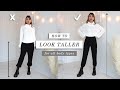 FASHION HACKS to look taller / have longer legs | For ALL body types  *my secrets*