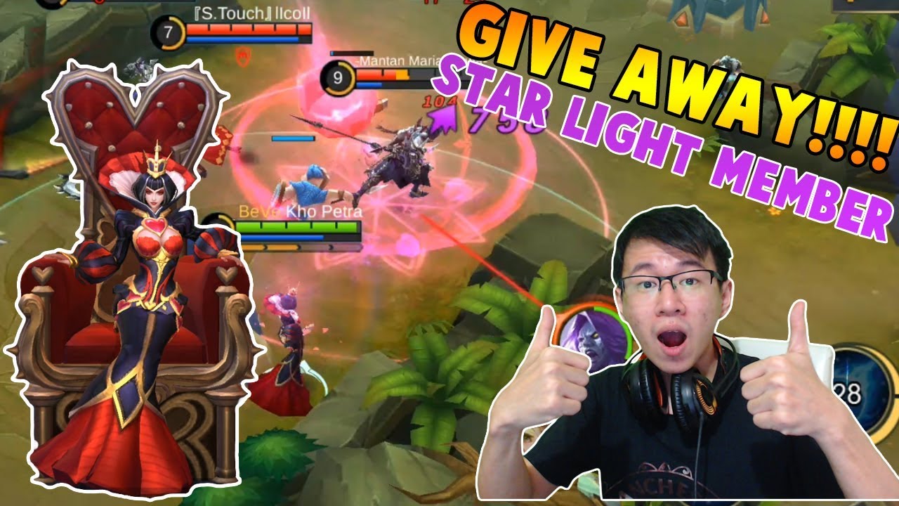 AURORA STARLIGHT GIVE AWAY STARLIGHT MEMBER Mobile Legend YouTube