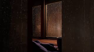 Cozy Cabin Storm Night with Fireplace, Rain &amp; Thunder Sounds ☕ Relaxing Nature Ambience