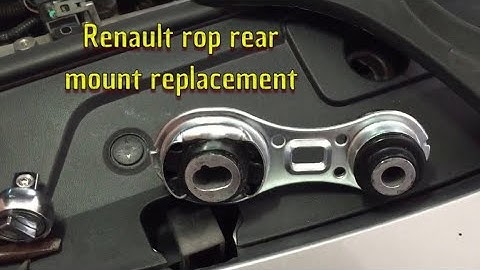 Renault rear top engine mount