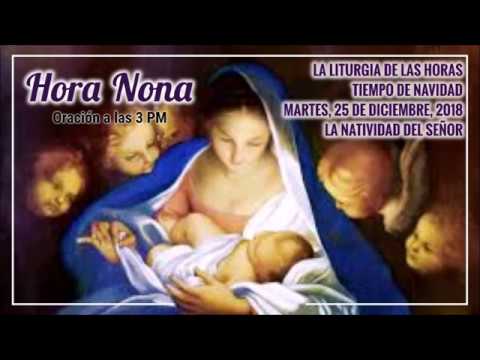 HORA NONA -ORACION A LAS 3 PM – MARTES 25 DE DICIEMBRE, 2018 TIEMPO DE NAVIDAD agradecimiento frases