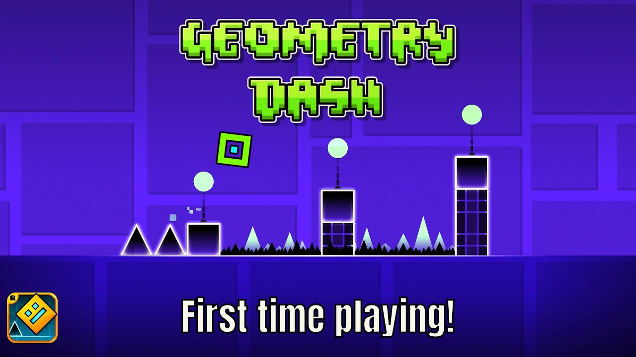 I played Geometry Dash for the FIRST time ever! - YouTube