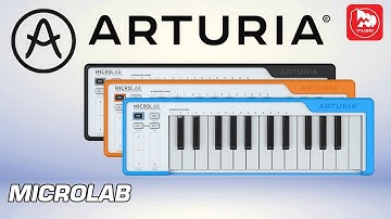 ARTURIA Microlab - компактная MIDI клавиатура с мини клавишами