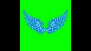 wings green screen effect 😎