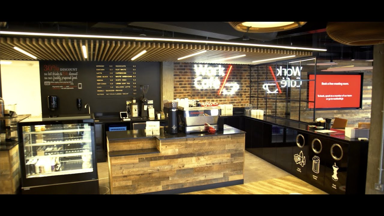 to the Santander Work Café, Jersey YouTube