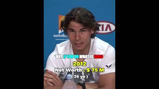 Rafael Nadal networth evolution 📈💸🎾#rafaelnadal #evolution #networth #tennis#fyp #viral