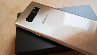 Lucky enough to get my hands on the samsung galaxy note 8 in maple
gold unbox and take a look at design colour for first time. s...
