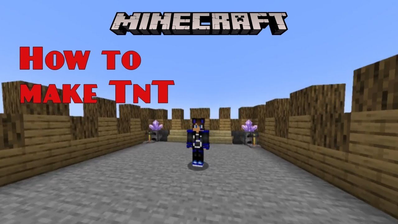 Minecraft | How to make TNT| Tutorial - YouTube