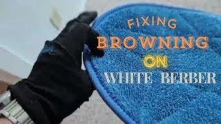 Fixing Browning On White Berber