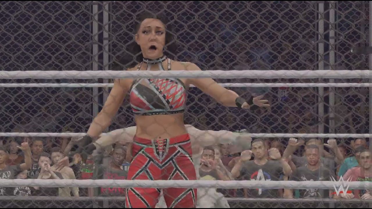 BayLeY vs Nikki Cross , SteeL cage match  !!!
