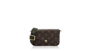 Louis Vuitton Monogram Fall For You Felicie Strap & Go - Black