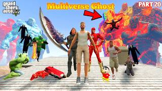 Multiverse Ghost Ice God & Lava God Can Go Save Black Adam Franklin Shinchan in GTA5 #20