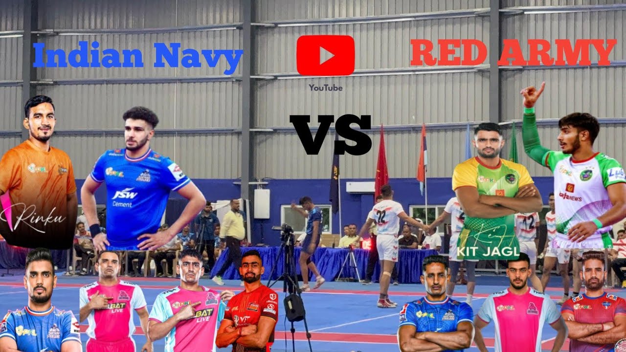 2nd half final indian Navy vs Red army 52 inter service kabaddi championship 2025-26 visakhapatnam