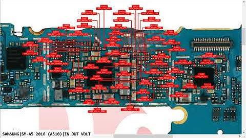 Samsung A5 2016 SM A510 In Out Voltes Power Shot Problem Hardware Solution