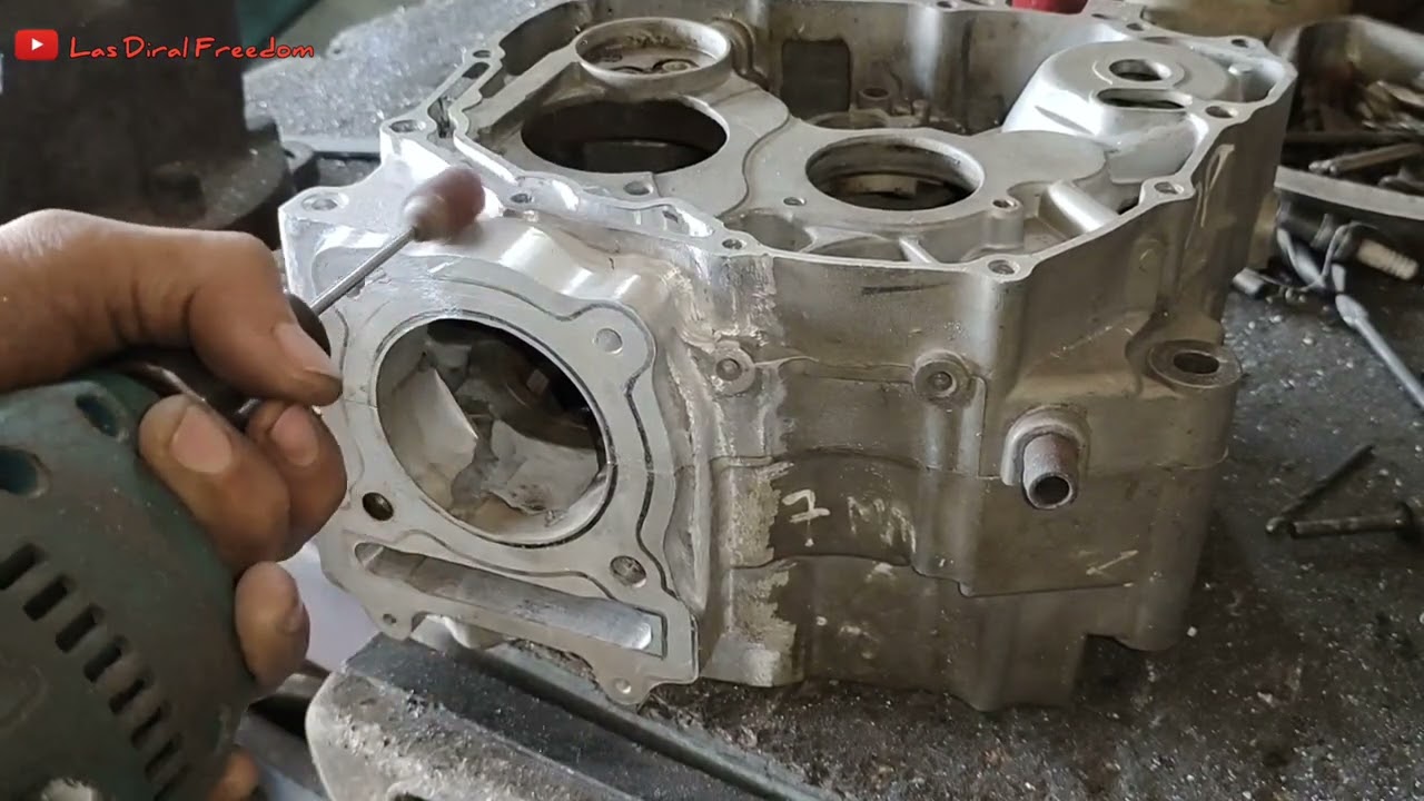 Swap engine Honda memakai blok head yamaha