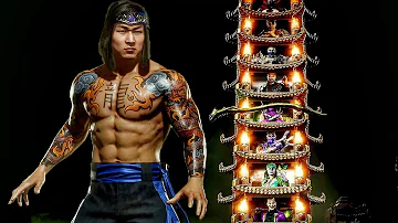Champion Klassic Tower Tao Yin Liu Kang | Very Hard | Mortal Kombat 11 - No Commentary