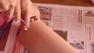 Teja Decorada - Paso 1: Preparación de la Teja