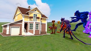 ALL POPPY PLAYTIME CHAPTER 3 ANIMATION VS HOUSE In Garry's Mod!