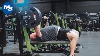 Benching With The World's STRONGEST Man | Mitchell Hooper's Push Day