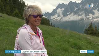 Le petit coin de Paradis de Christine Janin, dans le massif du Mont-Blanc