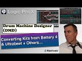 Capture de la vidéo Logic Drum Machine Designer | How To Convert Kits From Battery, Ultrabeat & Other Drum Apps