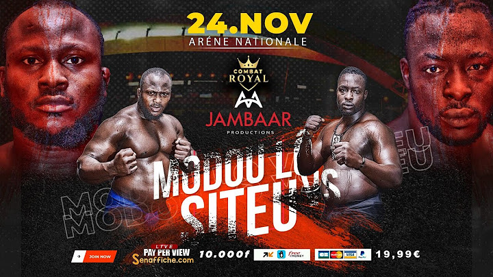 🛑Direct - Arène Nationale, Spécial Combat Royal Modou Lô vs Siteu dans Dibeer Sport avec Dembélé...