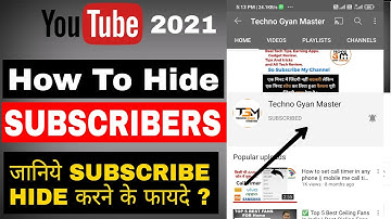How To Hide Subscribers On Youtube 2021 || Subscribe hide kaise kare 2021