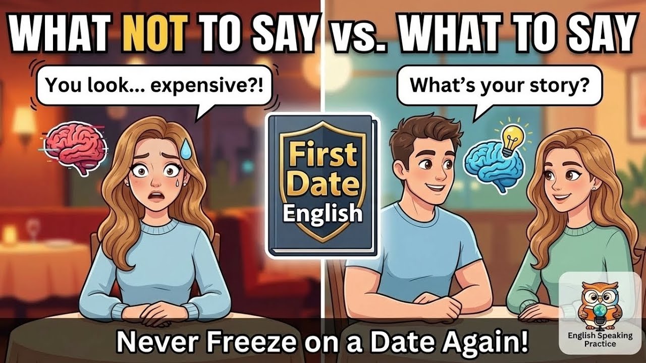 First Date English Phrases What to Say & NOT Say - YouTube