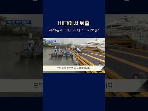 미세플라스틱 주범 &amp;#39;스티로폼&amp;#39;, 바다에서 퇴출  #shorts