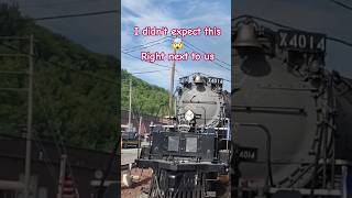 Big Boy 4014 Pulls Alongside R&N Excursion Train