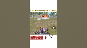 1 Vs 4 In Conqueror Lobby 💪🔥 .....#bgmi #bgmishorts #pubg #pubgmobile #pubgm #1v4